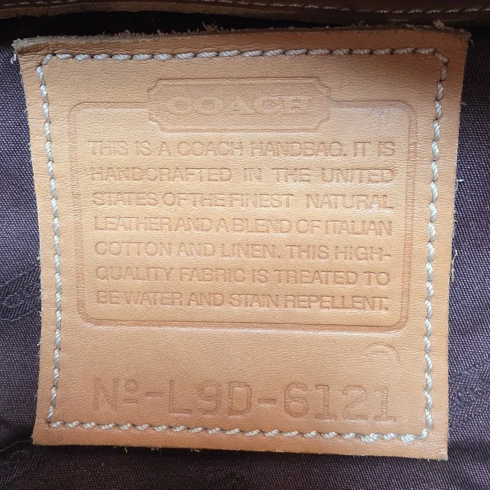 Coach canvas bleecker